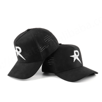 Op maat gemaakte 5-delige 3D geborduurde waterdichte suède mesh baseball caps Dobby Dot Argyle Fruit Leopard Oxford stof sportieve trucker pet