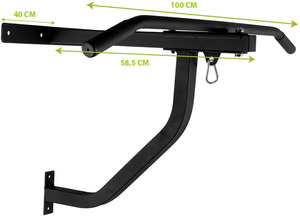 <span class=keywords><strong>Barre</strong></span> de traction multifonctionnelle Yiwu Home Gym pour porte, sans perçage, équipement d'entraînement de force pour adultes et enfants, avec étui de transport - Product Image 3