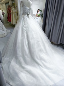 S0244N 2025 haute qualité bohème dentelle royale nouvelle vente chaude diamant <span class=keywords><strong>bijoux</strong></span> <span class=keywords><strong>robe</strong></span> <span class=keywords><strong>de</strong></span> <span class=keywords><strong>mariée</strong></span> blanche - Product Image 6