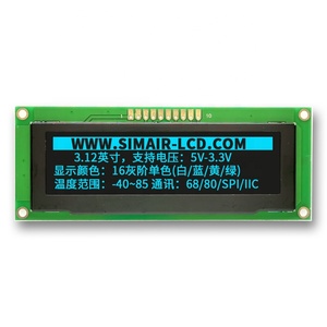 312 3.12 "3.12นิ้ว25664 SPI สีขาวสีฟ้า SSD1322แอลซีดี LED โมดูลจอแสดงผล256x64 Oled - Product Image 6