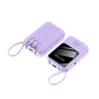 Power Bank dengan Baterai Lithium Ion Tipe C Adaptor AC Buatan Cina