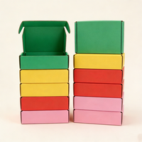 Boîtes d'expédition en papier kraft auto-adhésives personnalisées avec inserts d'envoi à fermeture éclair et languettes à ouverture facile