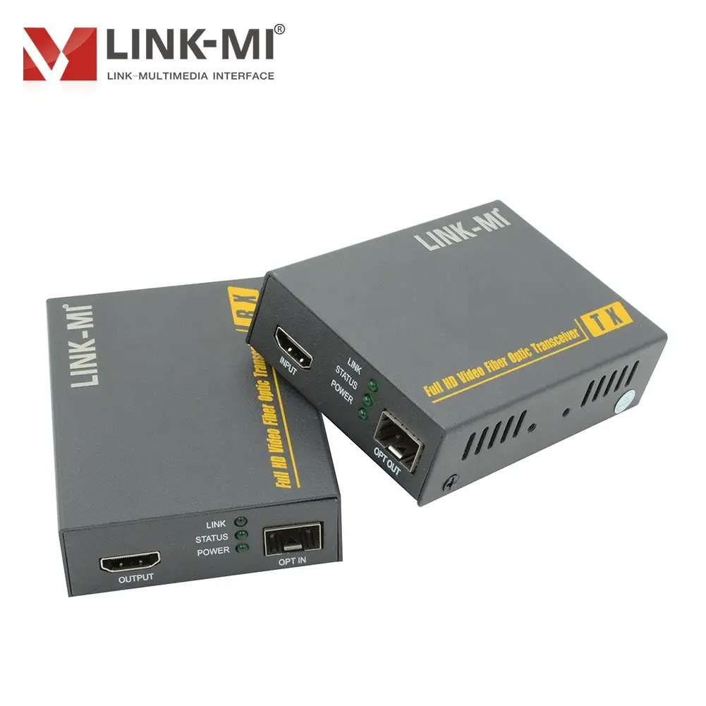 HDMI Glasvezel Extender tot 2 km-10 km 4K2K Audio Video Processor/LC