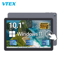 10,1 "Win System CPU 256GB 12GB Laptop BT Teclado Tipo C Business Office Surface Tablete Win-dows 2 en 1 Tablet Pc