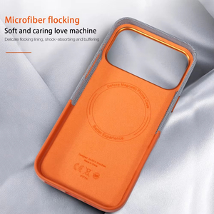 เคสหนังผสมผ้าหรูหรา พร้อมช่องใส่การ์ด รองรับการชาร์จไร้สาย สำหรับ iPhone 17 Pro <span class=keywords><strong>Max</strong></span> 16 15 14 13 12 17 <span class=keywords><strong>Air</strong></span> ลายผิวสัมผัส - Product Image 3