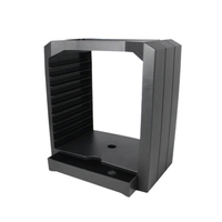 Tour de rangement de disques multifonctionnelle pour les jeux PS4, support de rangement de disques, organisateur de 10 disques de jeux pour les jeux PS5