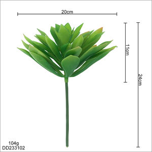 Venta de la fábrica de plástico de la flor <span class=keywords><strong>grande</strong></span> artificial planta suculenta ssisal <span class=keywords><strong>agave</strong></span> para decoracion - Product Image 3
