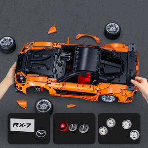 C61502 Diseño 1:8, 3071 Piezas, Bloques de Construcción, Moc Artemy Zotov, Mazda Rx-7, Coche Deportivo Rc, Ladrillos, Regalo de Cumpleaños y Navidad - Product Image 4