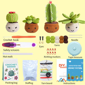 Kit de <span class=keywords><strong>ganchillo</strong></span> para principiantes para niños y adultos con video <span class=keywords><strong>paso</strong></span> <span class=keywords><strong>a</strong></span> <span class=keywords><strong>paso</strong></span> DIY animales y plantas suministros de tejer Kit de <span class=keywords><strong>ganchillo</strong></span> para principiantes - Product Image 6