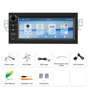 วิทยุติดรถยนต์ Podofo ขนาด 6.86 นิ้ว 4+64G ระบบ <span class=keywords><strong>Android</strong></span> สำหรับ Chevrolet GMC รองรับ Carplay และ <span class=keywords><strong>Android</strong></span> Auto พร้อม GPS, Bluetooth, Wifi, หน้าจอ IPS จากผู้ผลิต OEM - Product Image 6