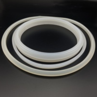Prix d'usine bouteille d'eau moule souple blanc joint en caoutchouc transparent joint torique anneau d'étanchéité en silicone orange pour l'étanchéité