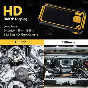 नई हाथ में Endoscope 1080P HD 8mm लेंस 4.3 इंच स्क्रीन औद्योगिक पोर्टेबल <span class=keywords><strong>Borescope</strong></span> 2.0MP निरीक्षण कैमरा नाग कैमरा - Product Image 5