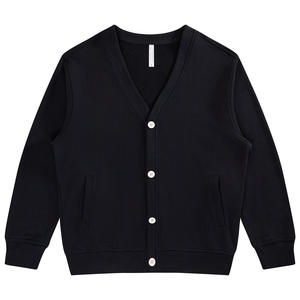 Cárdigan de punto con lazo de algodón puro suelto primavera otoño con cuello en V de moda japonesa - Product Image 1