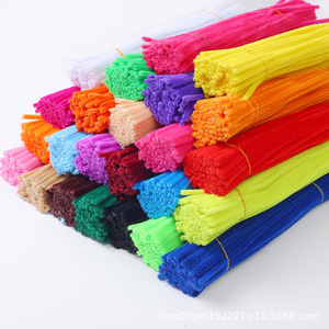 Craft Thicken Pipe Cleaners Profissão Chenille Hastes Pipecleaners Embrulho Presente e Decorações Do Partido Pipe Cleaners Artesanato - Product Image 1