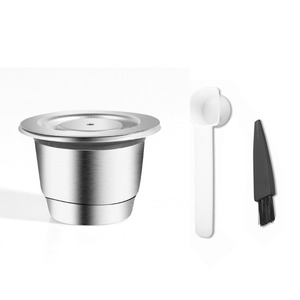 Cápsulas de café de acero inoxidable Cafetera Pod Filtros <span class=keywords><strong>Taza</strong></span> 0,13 oz Capacidad para Nespresso U CitiZ <span class=keywords><strong>Pixie</strong></span> Le Cube Maestria Lattis - Product Image 2