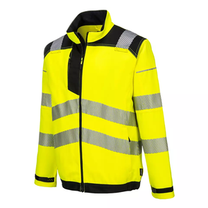 Chaqueta de trabajo de seguridad de alta visibilidad Chaqueta reflectante de alta visibilidad para construcción, obras viales y ropa de trabajo industrial - Product Image 3