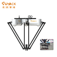 Emballageur robotique Delta à 4 axes à performance stable avec fonctionnement continu à haute vitesse pour ligne d'emballage de snacks
