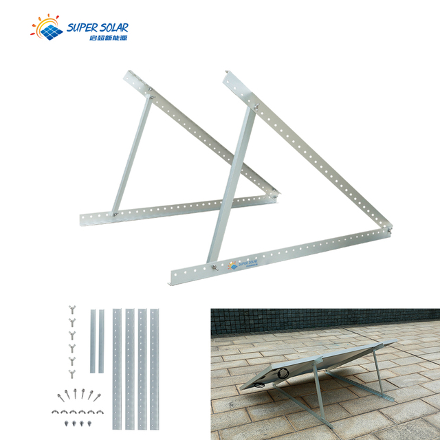 Aluminum 6005-T5 Solar Panel Tilt Mount Brackets Ground Support for Solar Panels