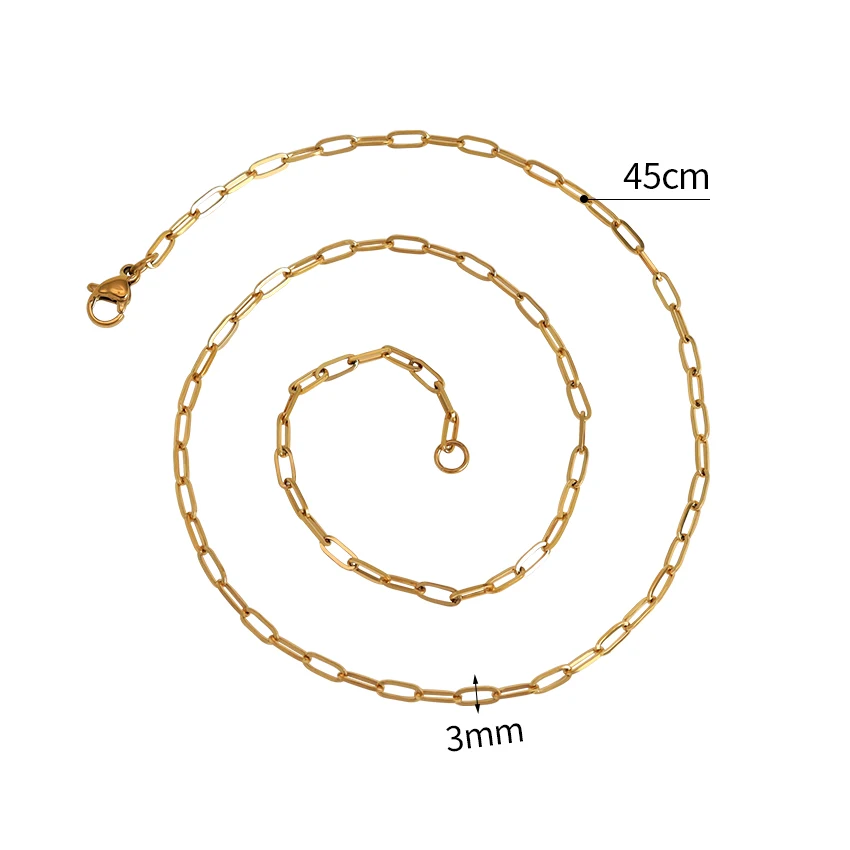 C Trombone chaîne 3mm * 45cm