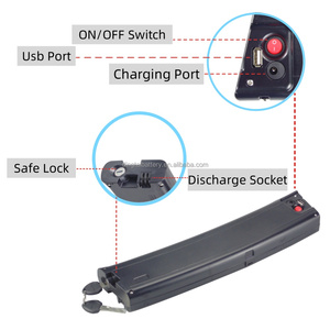 Fischer FR18 katlanır elektrikli bisiklet 36V 7.7.ebike pil 8.7Ah 9Ah 9.fischer Fischer 10.5Ah Fischer FR18 katlanır elektrikli bisiklet için - Product Image 2
