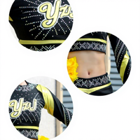 LUHUO Justaucorps de gymnastique et de danse, tenue de performance classique professionnelle, haute élasticité, à sequins papillon
