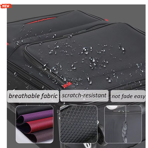 Set di Valigie Classiche Espandibili Personalizzate con Mini Borsa a Mano, <span class=keywords><strong>Valigia</strong></span> in <span class=keywords><strong>Tessuto</strong></span> Oxford Impermeabile - Product Image 4