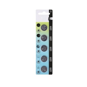 Pila de botón CR2016 de 3V de litio, dimensiones 20x5x0.4 cm, ideal para dispositivos electrónicos y controles remotos. - Product Image 1