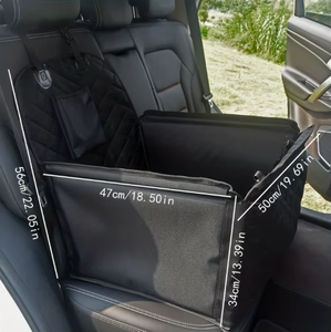 Housse de siège de <span class=keywords><strong>voiture</strong></span> pour animaux de compagnie, 100% imperméable, en tissu Oxford imprimé, pour SUV, pour les voyages avec les chiens - Product Image 3