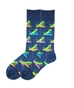 Chaussettes habillées amusantes à motifs pour hommes en coton peigné – Meias fantaisie au design original – Chaussettes cadeaux en coton pour hommes - Product Image 4