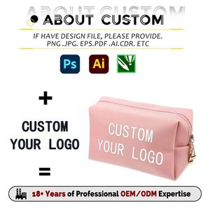 Popular PU <b>Makeup</b> <b>Bags</b> Wholesale Custom Professional Women's <b>Travel</b> Cosmetics Storage <b>Bag</b> with logo - Product Image 2