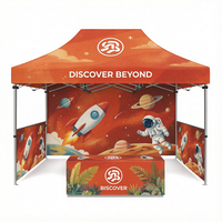Tente de promotion gonflable personnalisée avec protection UV et pompe à air, idéale pour les campagnes de marque
