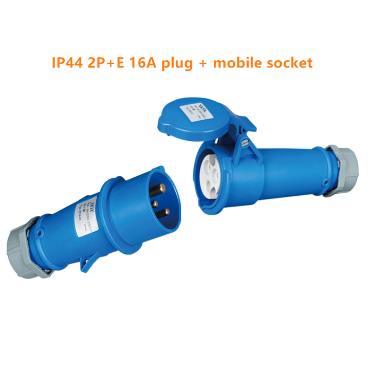 IP44 16A/32A 3P/4P/5P Waterproof Male Female Electrical Connector Power ...