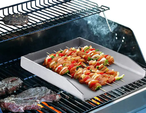 Plancha Premium para Asar, Espátula de Acero Inoxidable, Tamaño Universal, Sartén para Parrillas de Carbón y Gas - Product Image 3