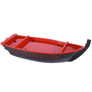 Plateau de service japonais Dragon Boat avec compartiment pour glace sèche, pour sushis, sashimis, usage hôtelier. - Product Image 5
