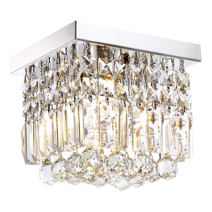 Luxury Metal Acrylic <b>LED</b> <b>Touch</b> Control Cold White Ceiling Lamp Surface Mounted <b>Lighting</b> Fixture for Hallway Bedroom Kitchen - Product Image 4