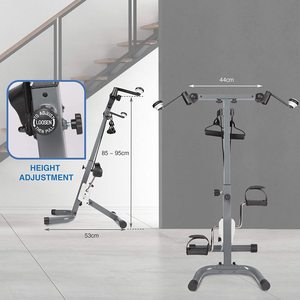 Xe đạp tập thể dục mini cho người cao tuổi, thiết bị phục hồi chức năng, tập luyện sức mạnh cơ bắp cho chi trên và dưới - Product Image 4