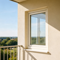 Ventanas Fijas de PU, Ventanas Multi-Deslizantes con Aislamiento Acústico Superior, Diseño de Arquitectura Residencial Moderna, Ideal para Hogares