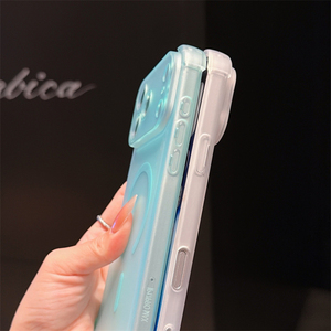 เคสโทรศัพท์มือถือแบบแม่เหล็กกันกระแทกสี่มุม ผิวสัมผัสนุ่มด้าน สำหรับ iPhone 18 17 16 15 14 Pro Max - Product Image 5