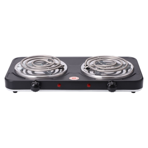 Fogareiro Elétrico <span class=keywords><strong>Duplo</strong></span> 2000W Plaque chauffante spirale professionnelle double avec voyant d'indication de sécurité - Product Image 1