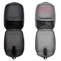 Tas Ransel Travel 16 Inch Kapasitas Besar Kunci Sandi Anti Maling Tas Laptop Dengan Port USB Tas Ransel 3D Multi-Fungsi