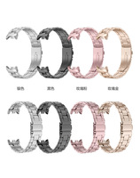 Bracelet de montre en métal pour Xiaomi Band 8 Bracelets de montre pour MI Band 8 Uhrenarmband Boîtier de montre en acier inoxydable