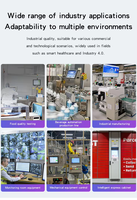 PC industriel à écran tactile avec lecteur de cartes RFID, terminal de poste de travail MES pour la ligne de production, consultation des ordres de production, rapport de production