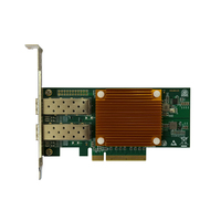 Tarjeta de Red para Servidor con Adaptador Ethernet PCIe 3.0 X8 de Fibra de Doble Puerto y 10 Gb/s, X520-DA2, con Garantía de 3 Años, Controlador Intel 82599ES