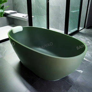 Vente directe <span class=keywords><strong>d</strong></span>'usine, baignoire en pierre artificielle pas chère, baignoire autoportante avec hydromassage, baignoires avec système <span class=keywords><strong>d</strong></span>'évacuation de l'<span class=keywords><strong>eau</strong></span> pour 1 personne - Product Image 5