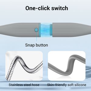 Support magnétique pour téléphone portable universel, accessoire étanche, hauteur réglable, sangle anti-vibration, connexion, respectueux de la peau - Product Image 6