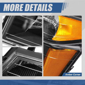Kit de Faros Delanteros para Chevrolet Colorado OE AURON 2004-2012, Blanco 6000K, 6000 Lúmenes, 12V, 55W, Plug and Play, Nuevo, 1 Año de Garantía - Product Image 5