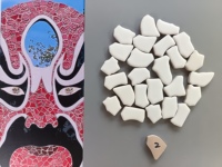 Mosaicos de Cerámica Pintados a Mano de Lujo, Relieve en Relieve, Modernos, para Supermercados, 6 mm de Grosor, Acabado Luminoso para Cocinas de Alta Gama