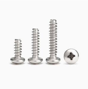 LeGood 304 acier inoxydable phillips tête cylindrique vis autotaraudeuse M1.8X6mm - Product Image 3