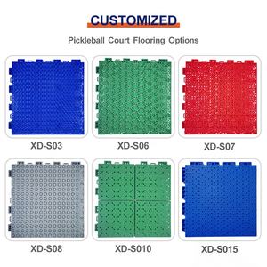 Multisport-Bodenmatte für Pickleball und Badminton, Innen- und Außenbereich, ineinandergreifende Bodenfliesen - Product Image 2