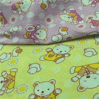 Meilleures ventes de couches pour bébé en tissu de flanelle de coton nouveau motif imprimé pour costumes d'enfants